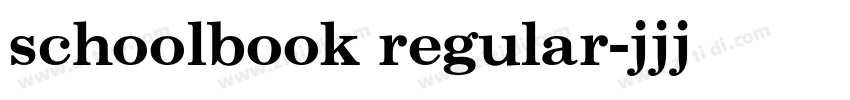 schoolbook regular字体转换